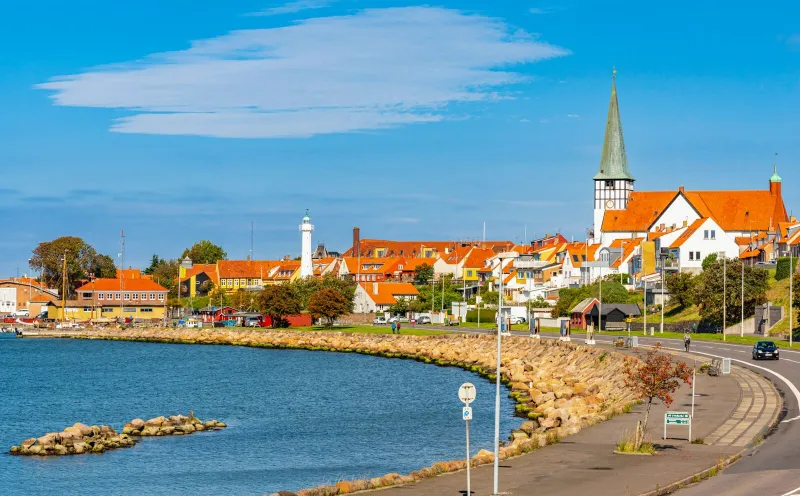 Blick auf Rønne