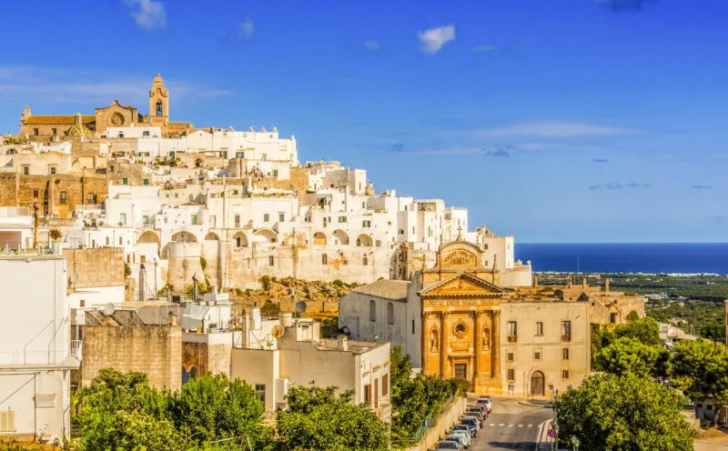 Blick auf Ostuni