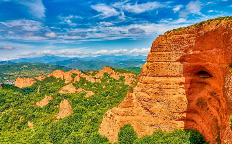 Las Médulas, Jakobsweg, Spanien