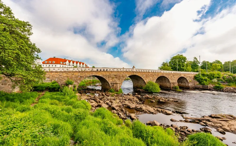 Tullbron Brücke in Falkenberg