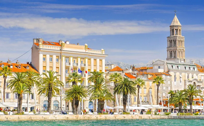 Die Promenade in Split