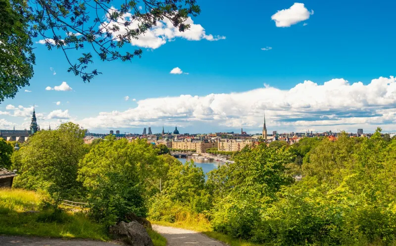 Blick auf Stockholm