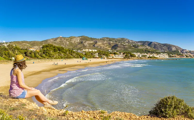 Der Playa del Moro in Alcossebre