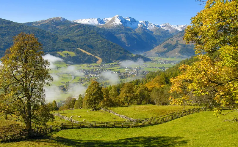 St. Michael, Aussicht, Berge, Landschaft