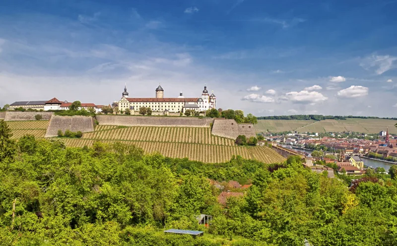 Würzburg, Festung Marienberg, Altstadt