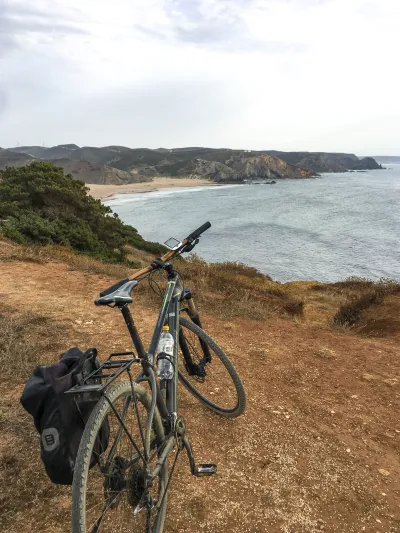 Radurlaub in Portugal, Praia do Amado