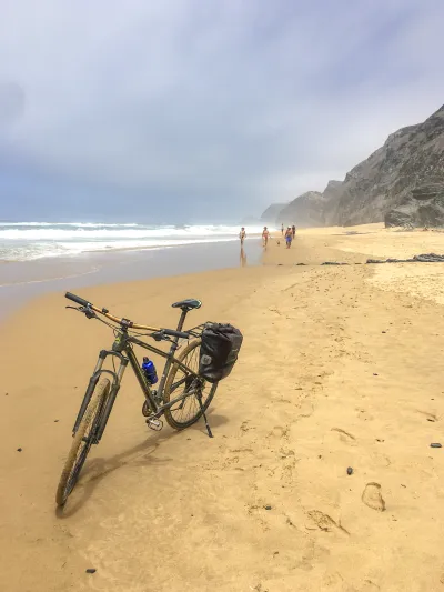 Radurlaub in Portugal, Praia da Barriga