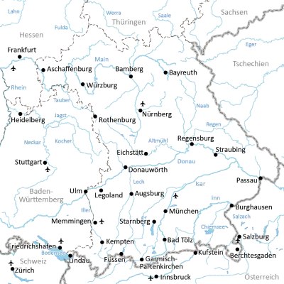 Radreisen in Bayern