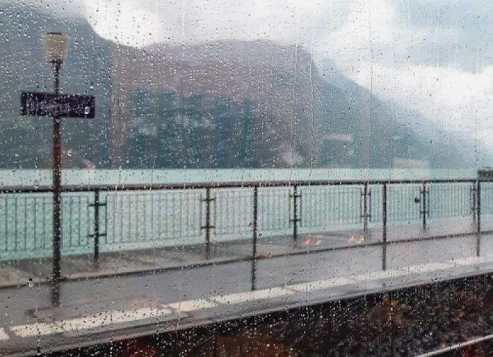 Regen am Brienzersee