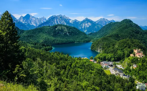 Radreise vom Bodensee zum Königssee