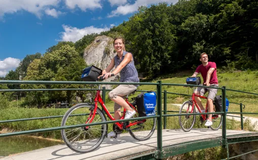 Sportliche Altmühl- und Donau-Radtour